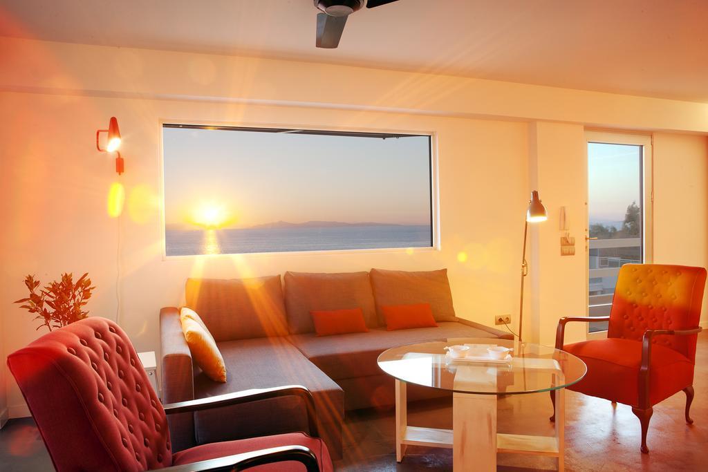 Saronida Summer Studio With Breathtaking View 라고니씨 외부 사진