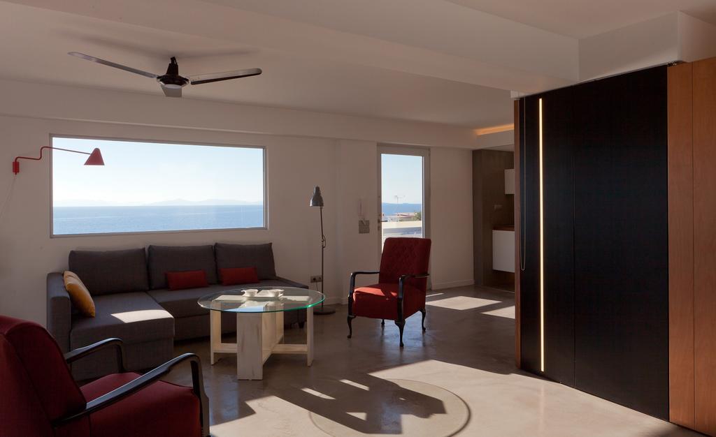 Saronida Summer Studio With Breathtaking View 라고니씨 외부 사진