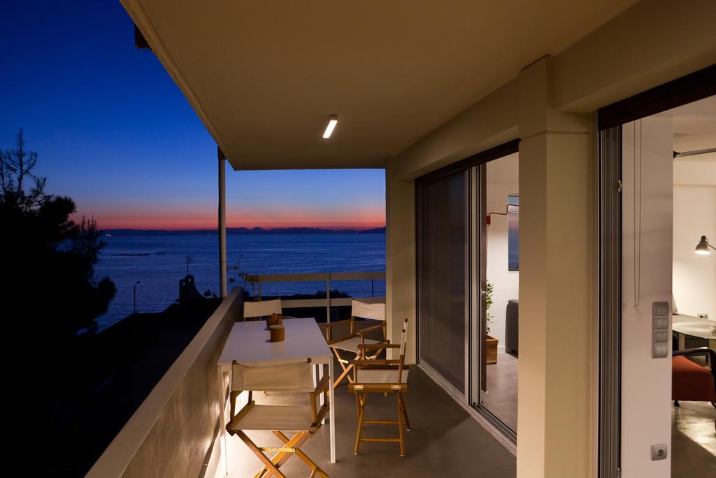 Saronida Summer Studio With Breathtaking View 라고니씨 외부 사진