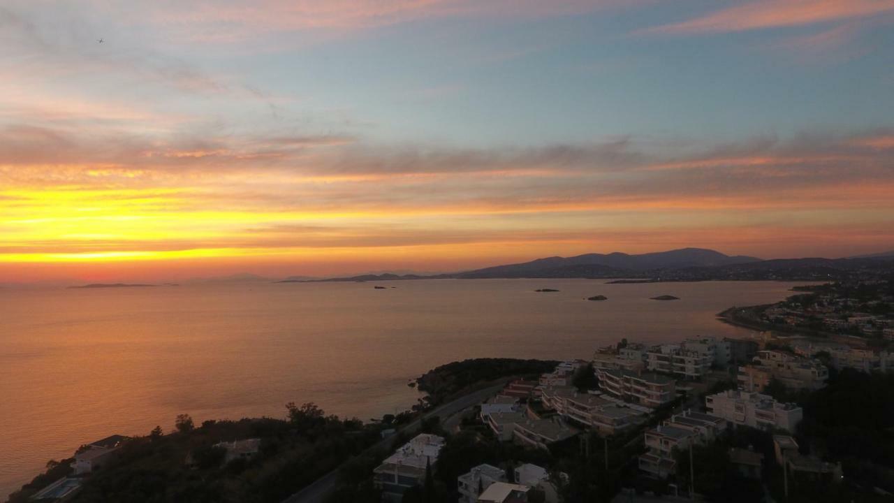 Saronida Summer Studio With Breathtaking View 라고니씨 외부 사진